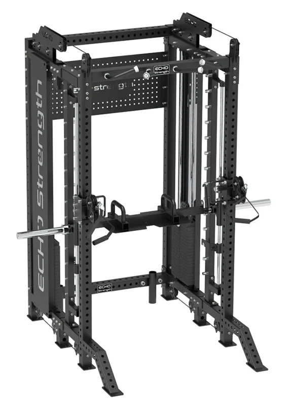 Echo Strength half rack with Smith machine